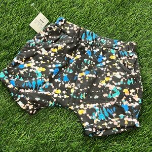 Toddler AC/DC Paint Splattered Shorts